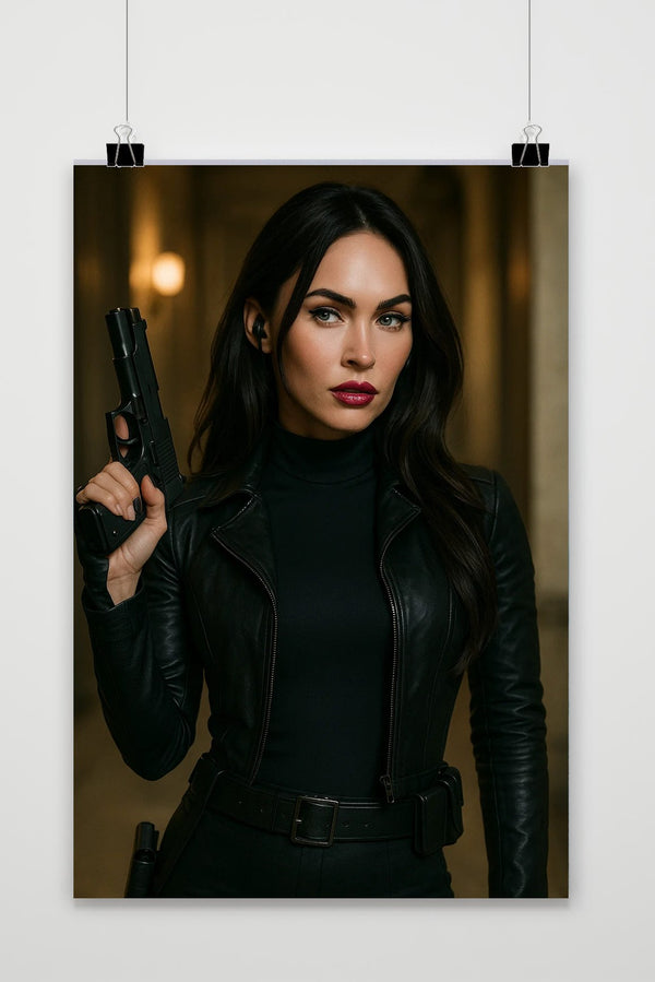 Póster Megan Fox Gun