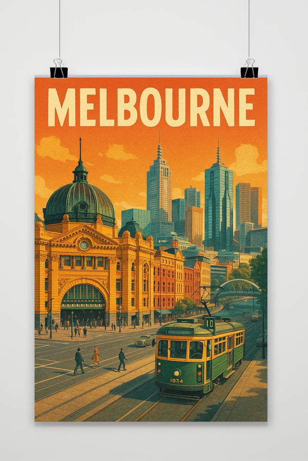 Melbourne Art Poster