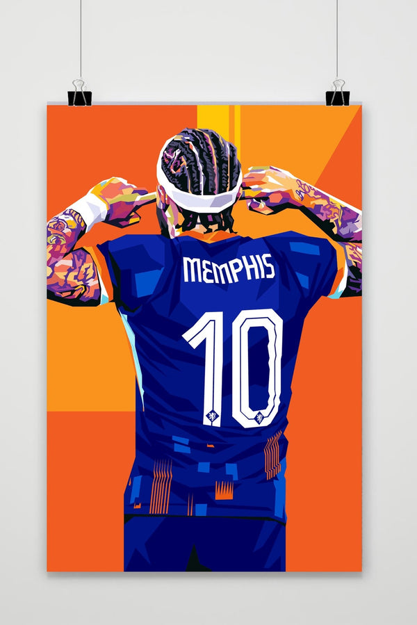 Memphis Depay Art Poster