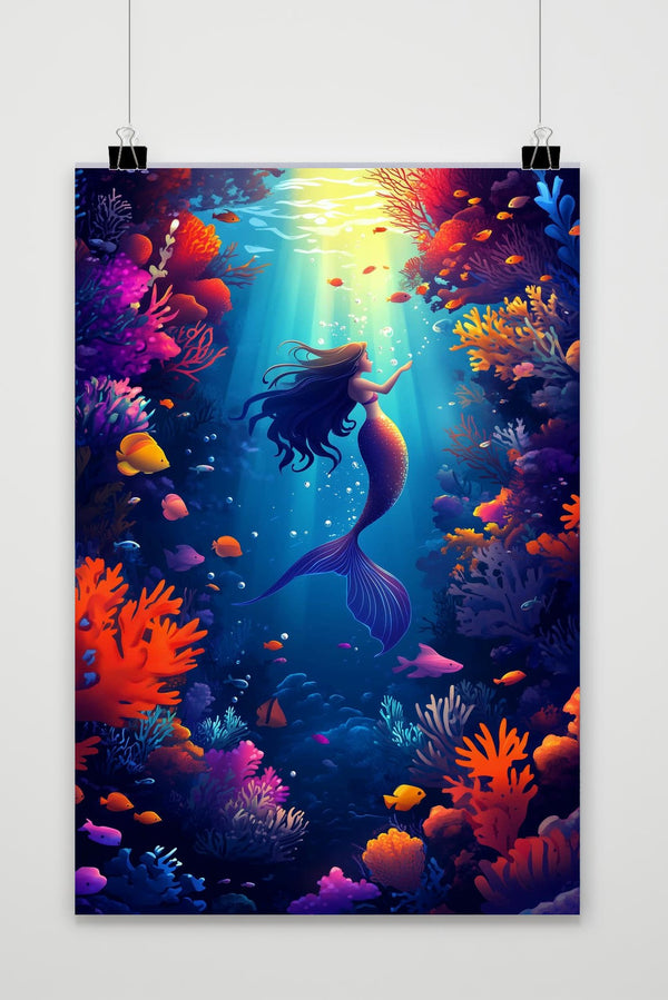 Mermaid Corals poster
