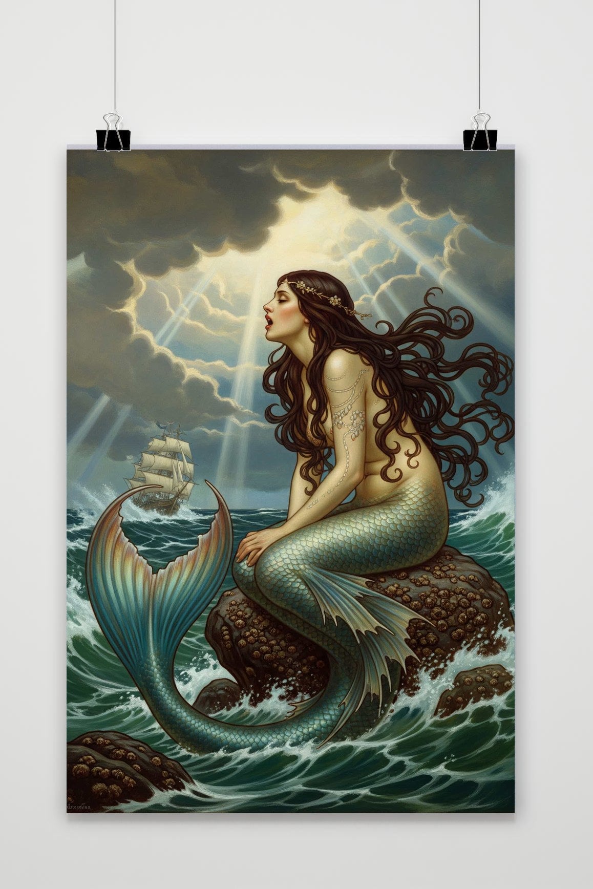 Affiche Mermaid de 25 Artstreet