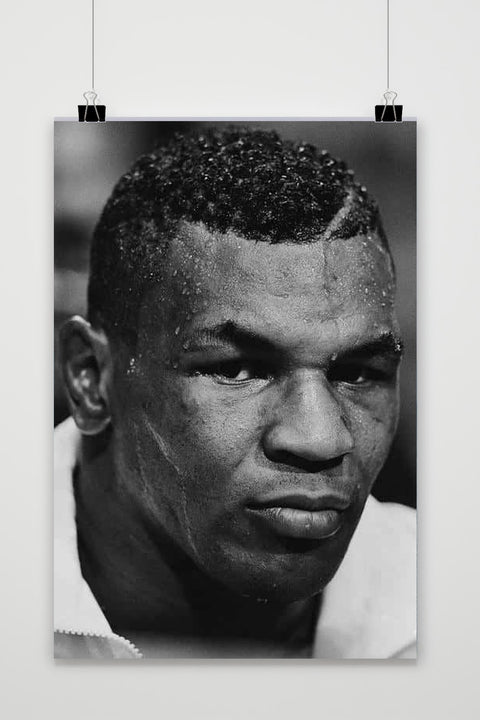 Affiche Mike Tyson Zwart-Wit