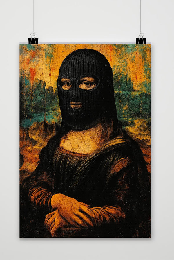 Affiche Mona Lisa Inspired Mask