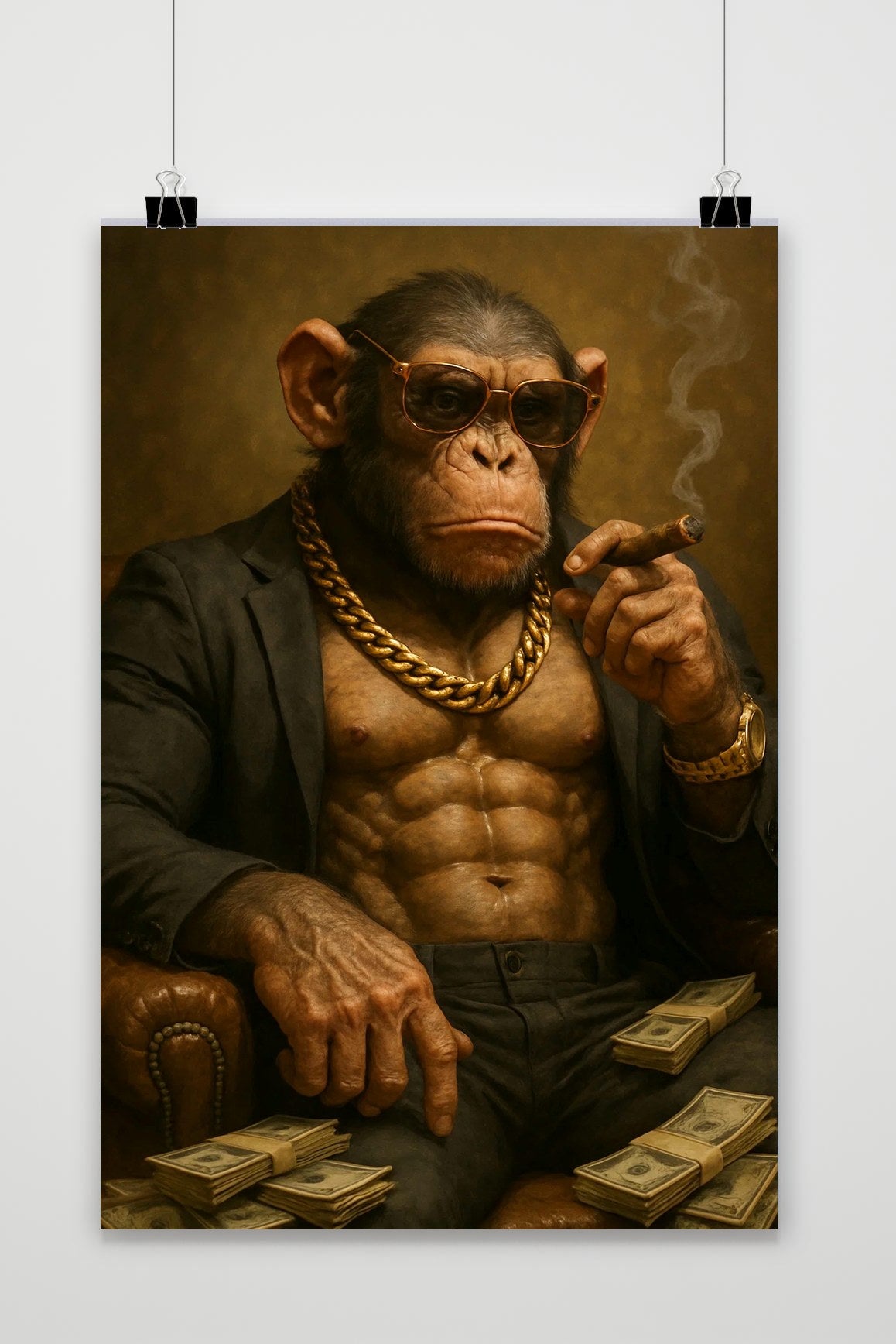 Affiche Monkey Gangster de 25 Artstreet