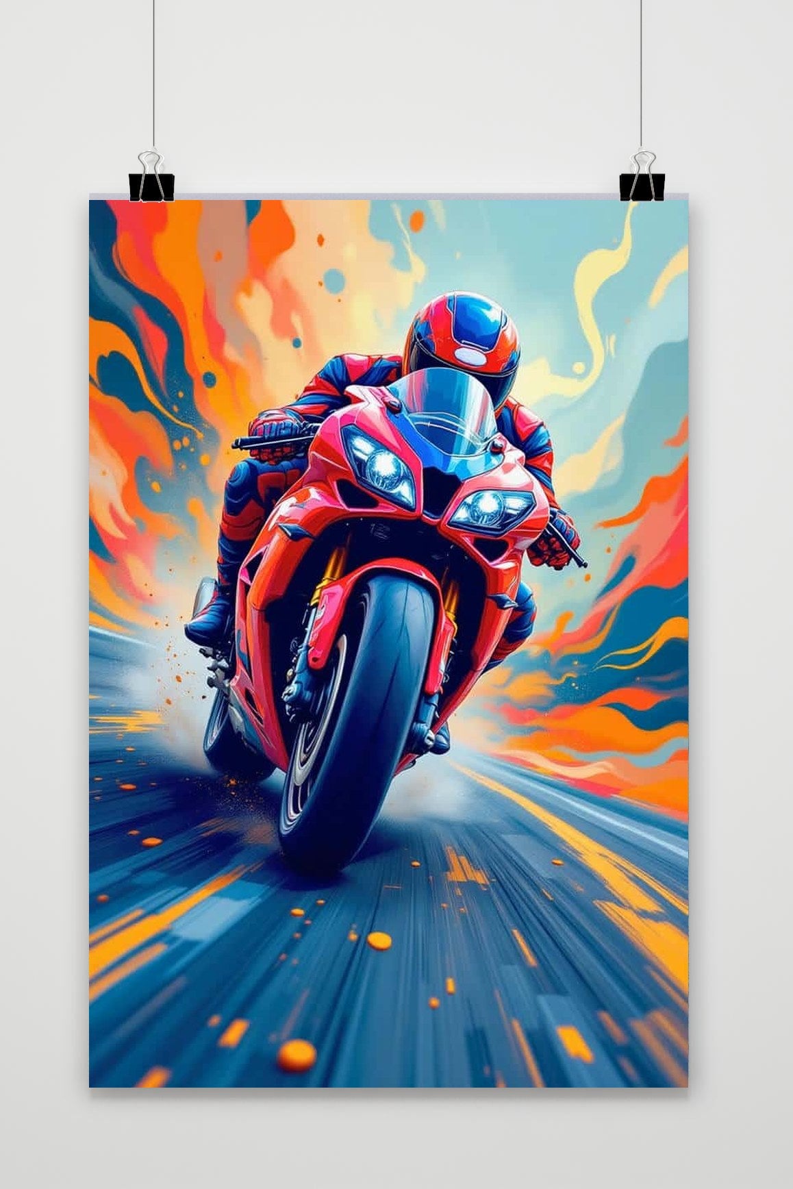 Affiche Motorbike de 25 Artstreet