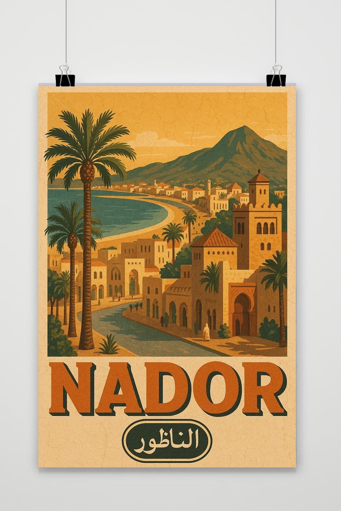 Nador Morocco Vintage poster van 25 Artstreet