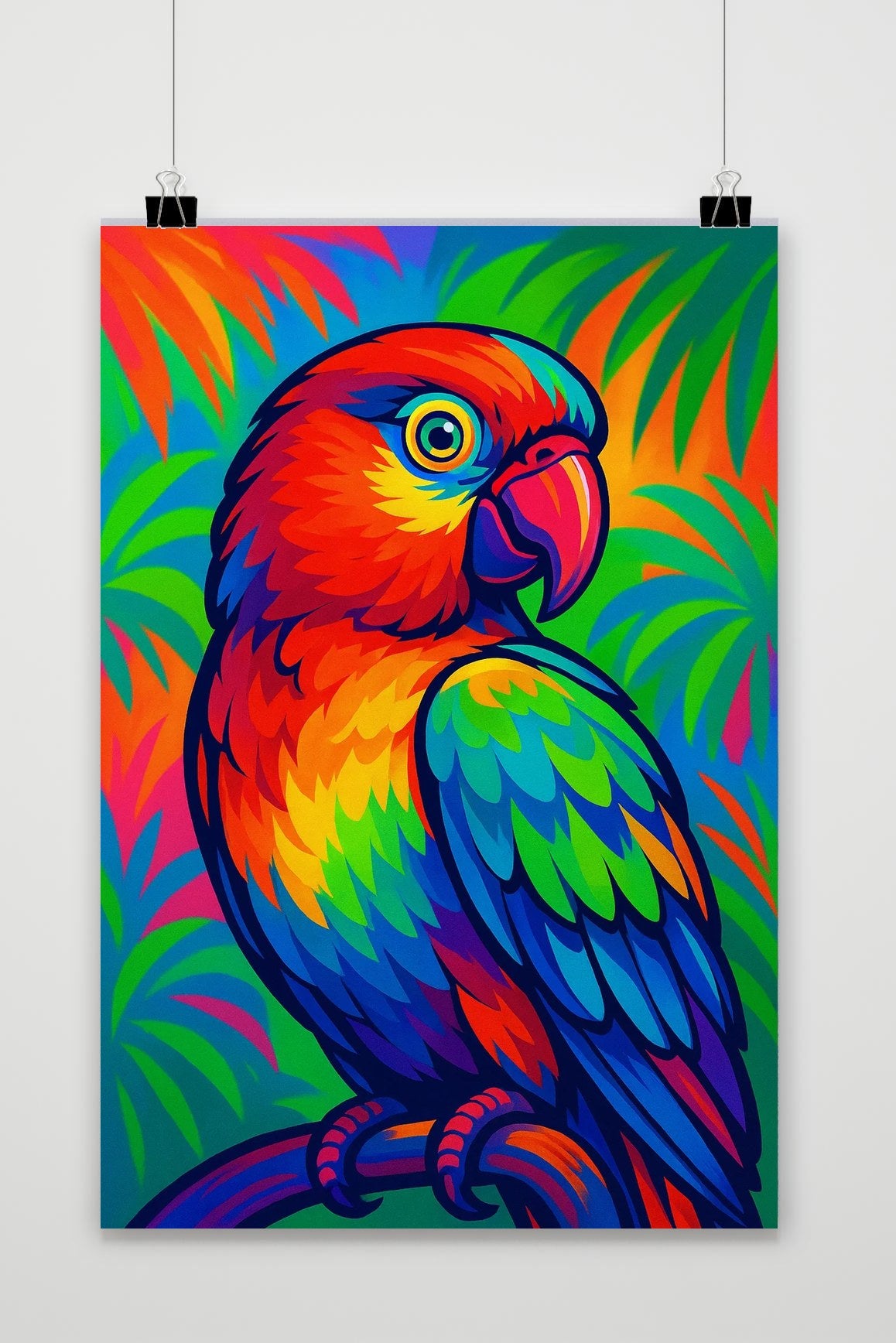 Parrot Pop Art poster van 25 Artstreet