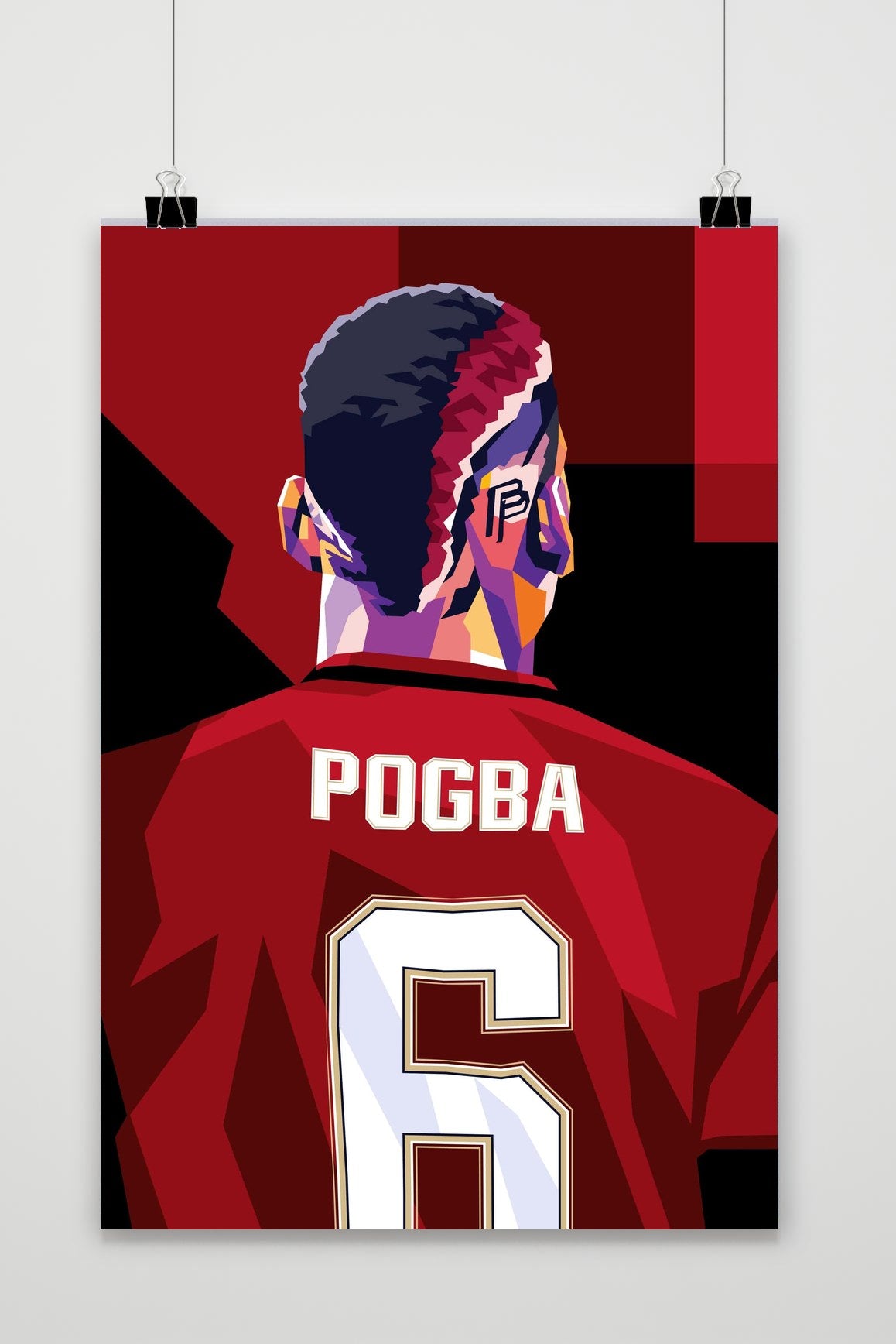 Affiche Paul Pogba Pop Art de 25 Artstreet