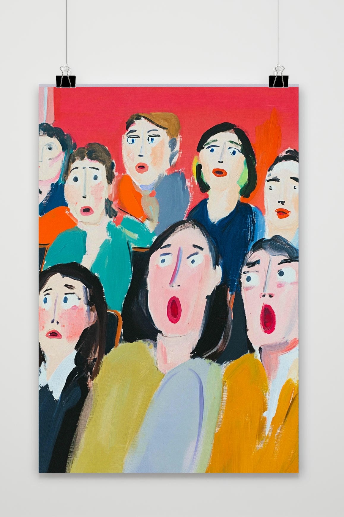 Affiche People Aquarel de 25 Artstreet