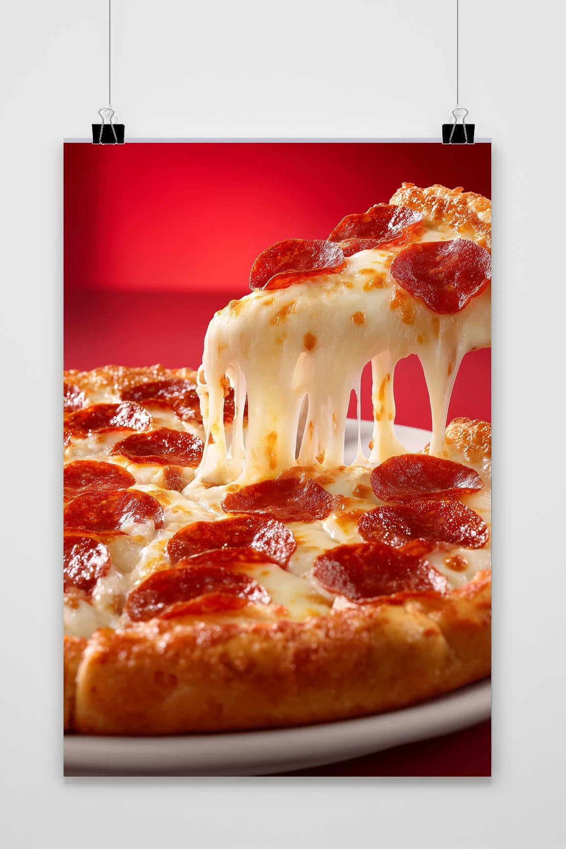 Affiche Pepperoni Pizza de 25 Artstreet