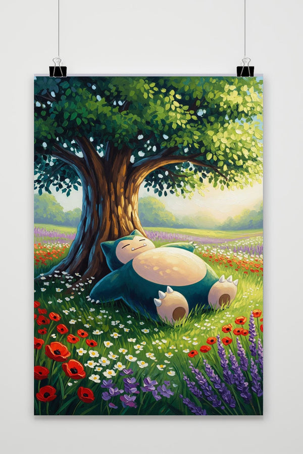 Affiche Pokemon Snorlax