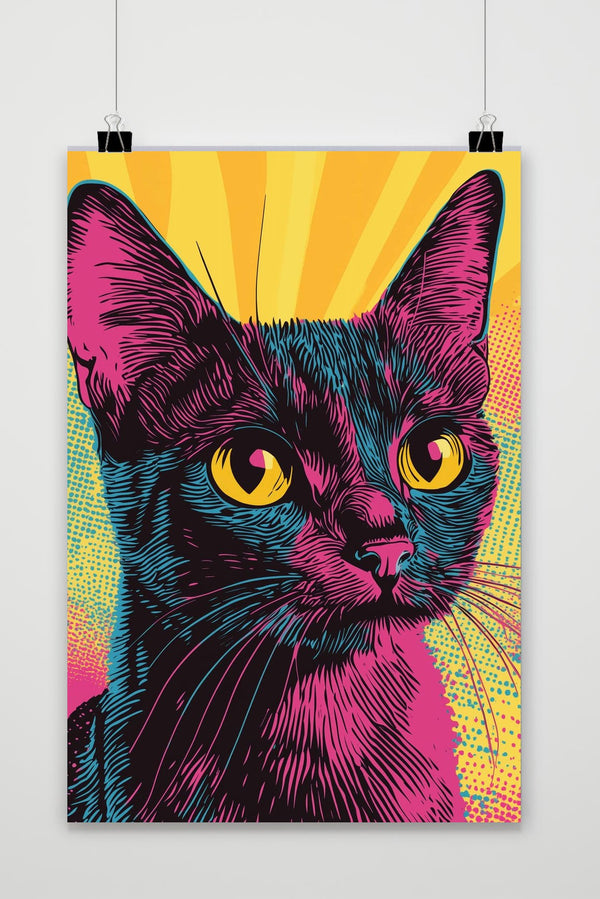 Pop Art Cat poster
