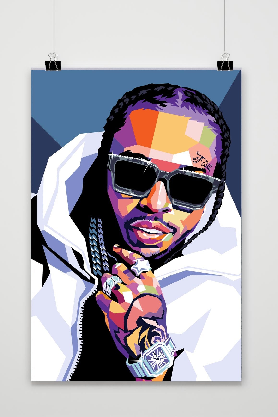 Póster Pop Smoke Pop Art de 25 Artstreet
