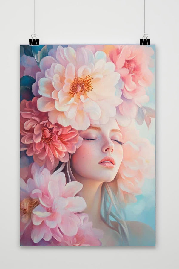Portrait Flowers Poster