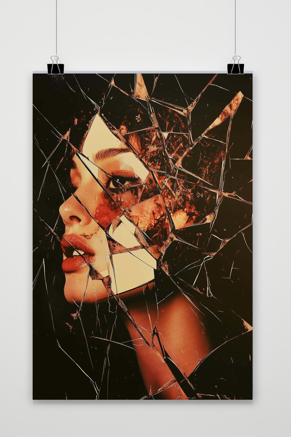 Affiche Portrait Glass de 25 Artstreet