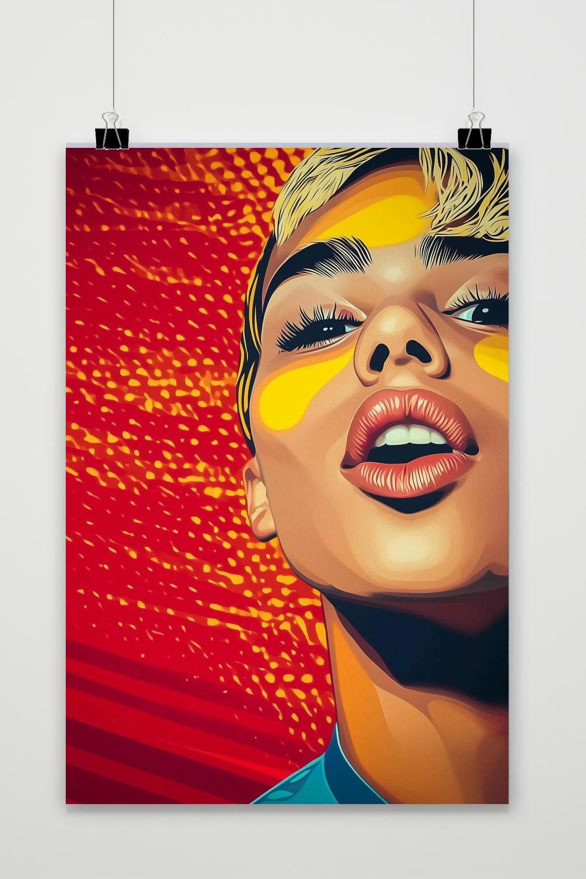 Affiche Portrait Pop Art de 25 Artstreet