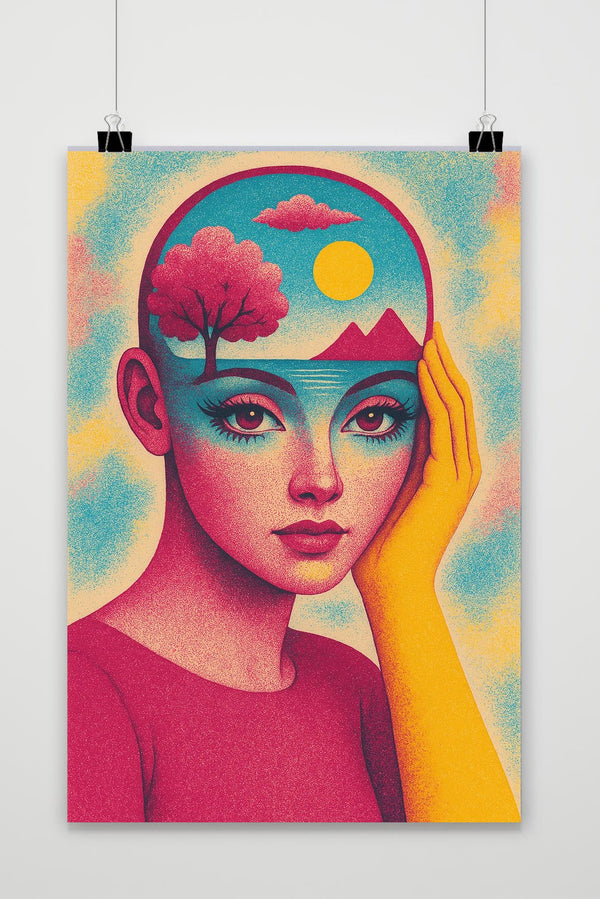 Póster Portrait Surreal