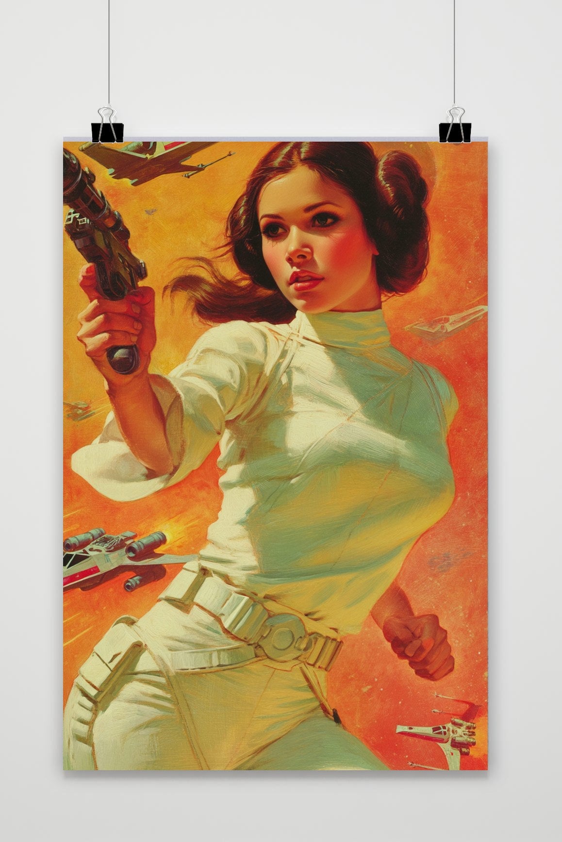 Affiche Princess Leia Star Wars de 25 Artstreet