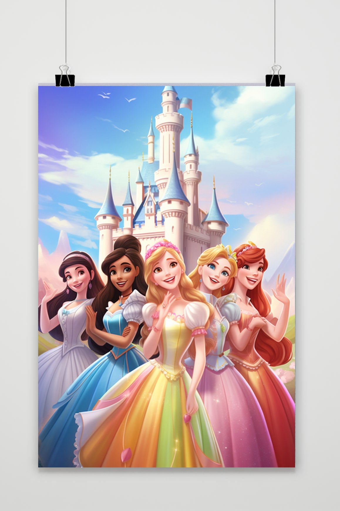 Affiche Prinsessen bij Kasteel de 25 Artstreet