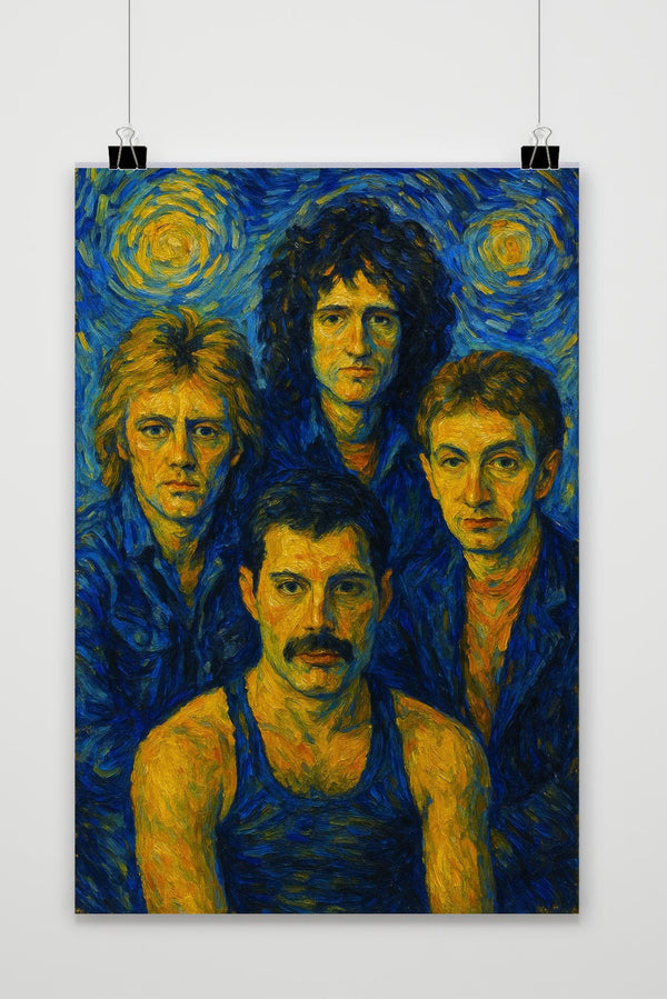 Póster Queen Starry Night Inspired
