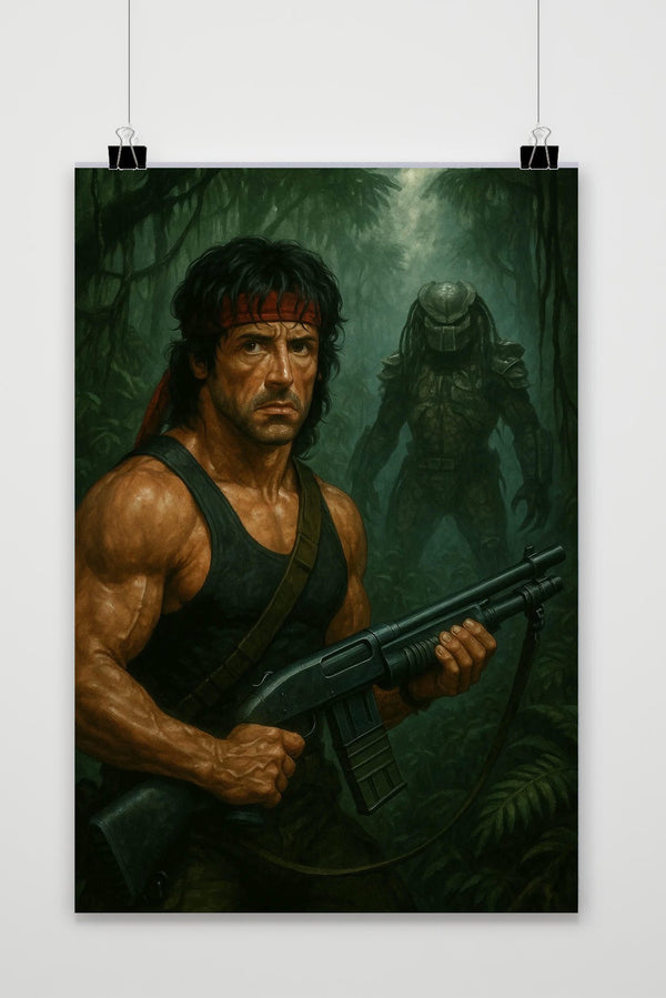 Affiche Rambo Predator