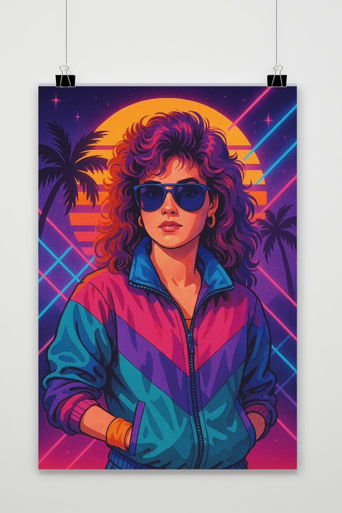 Retro woman Cartoon poster van 25 Artstreet
