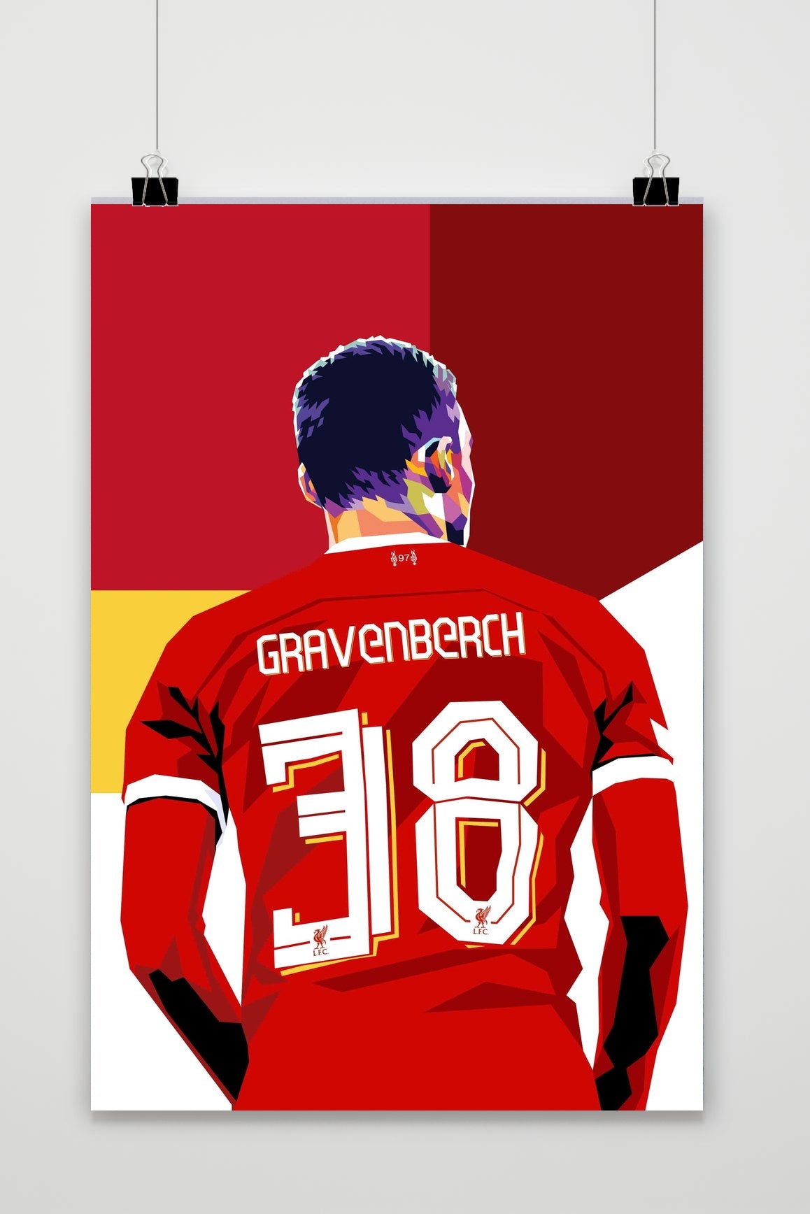 Affiche Ryan Gravenberch Pop Art de 25 Artstreet
