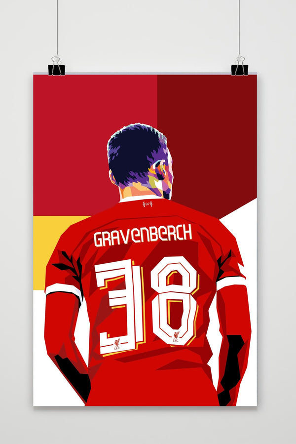 Póster Ryan Gravenberch Pop Art