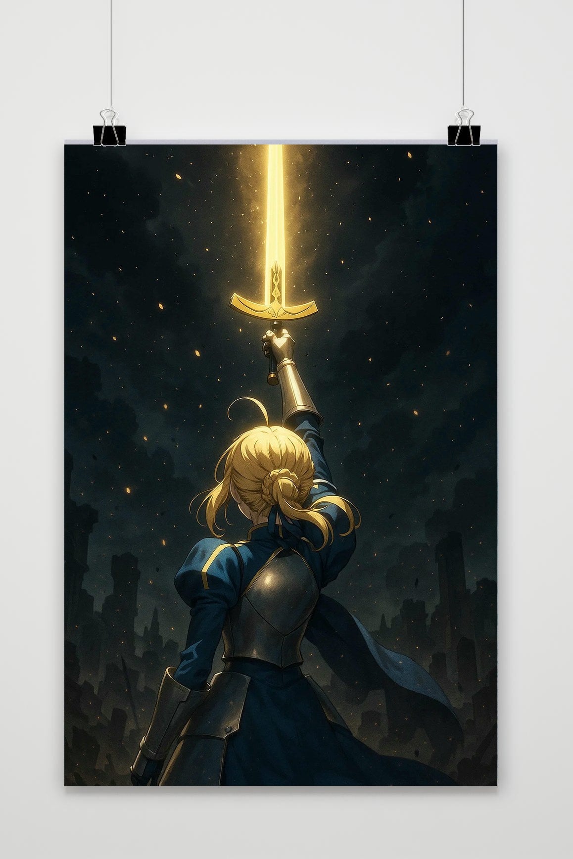 Affiche Saber Fate/Zero de 25 Artstreet