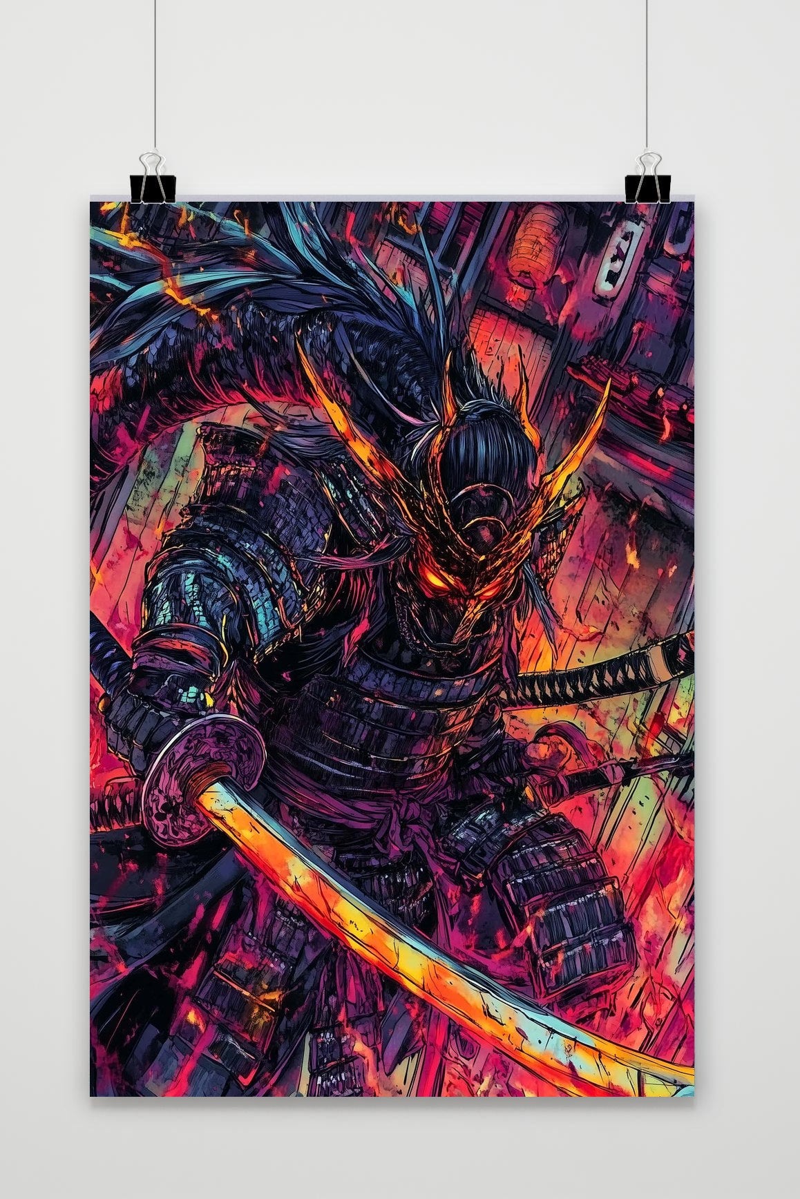 Affiche Samurai Monster de 25 Artstreet
