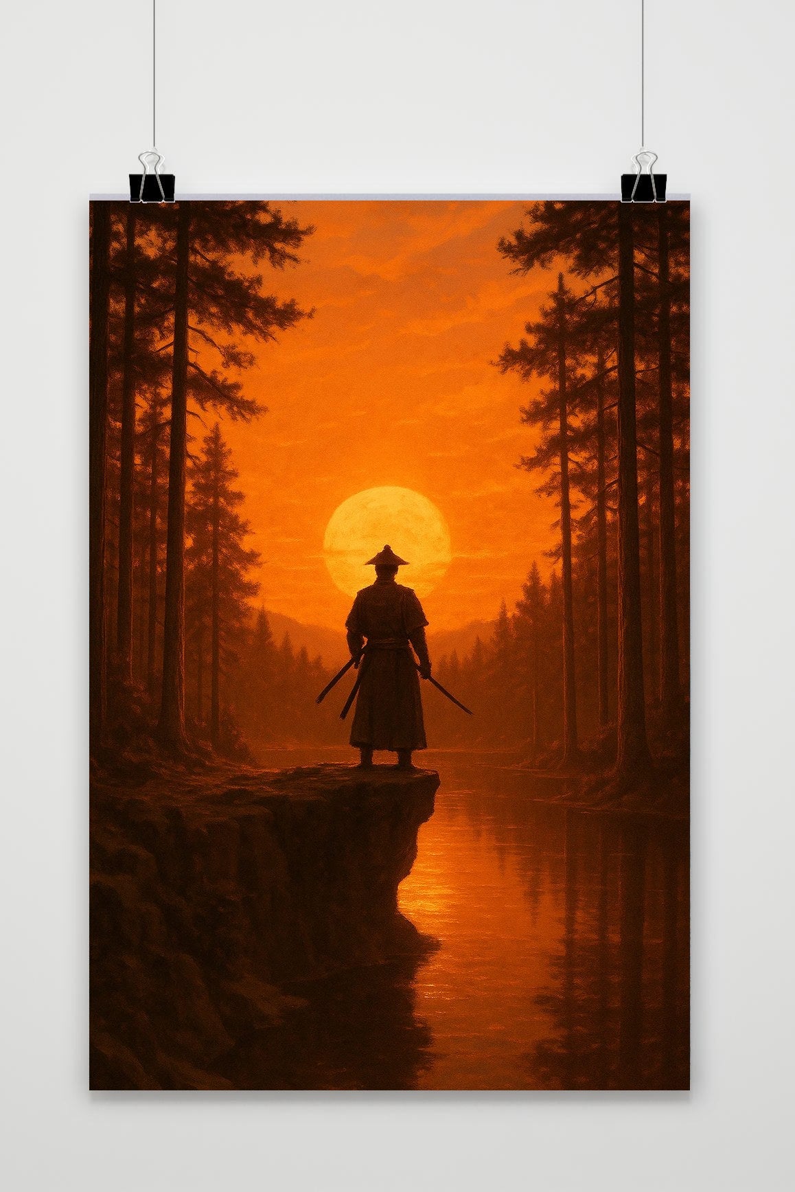 Affiche Samurai Warrior de 25 Artstreet