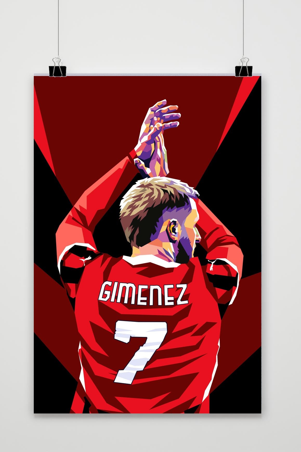 Santiago Giménez poster van 25 Artstreet