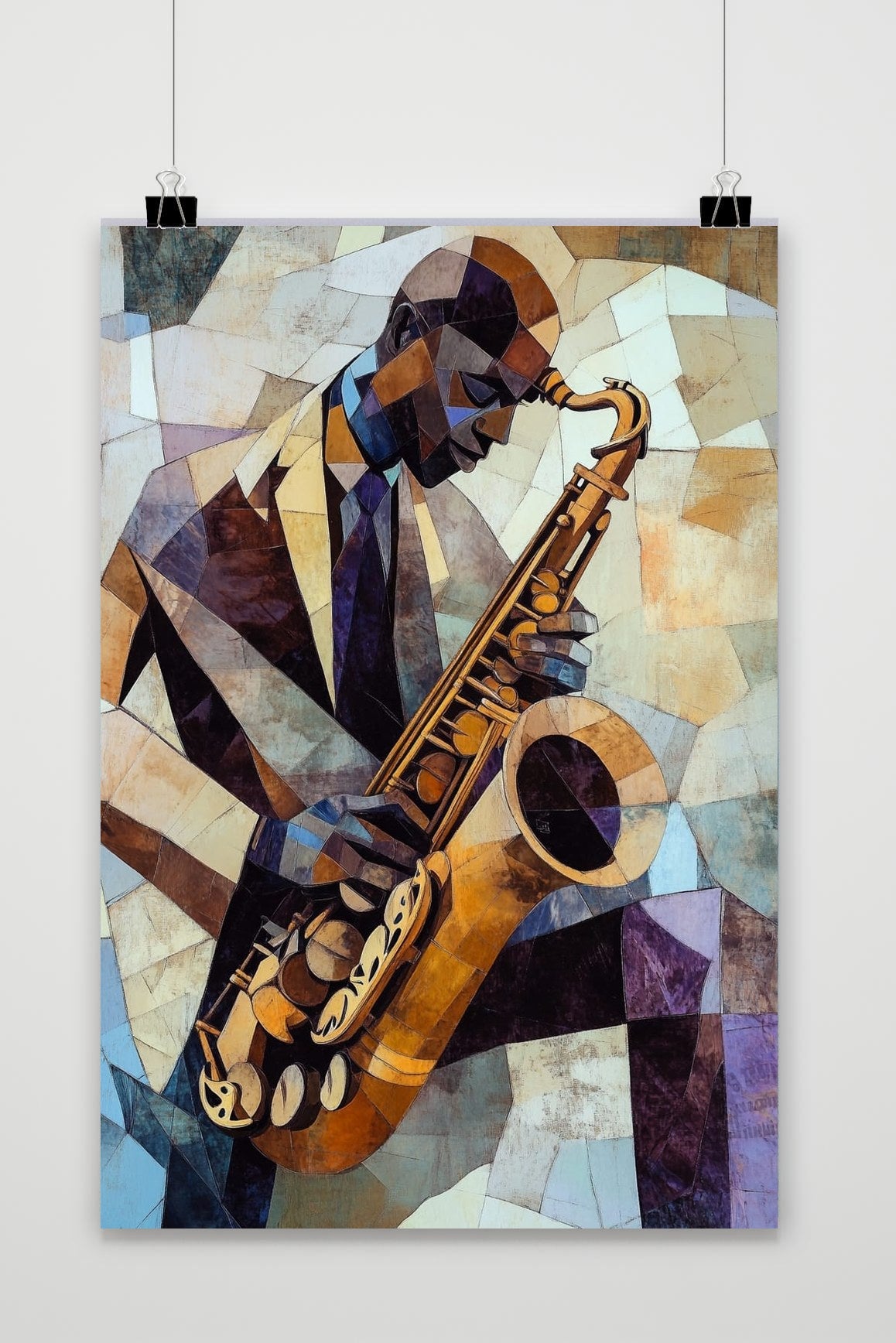 Saxophone Jazz Musician poster van 25 Artstreet