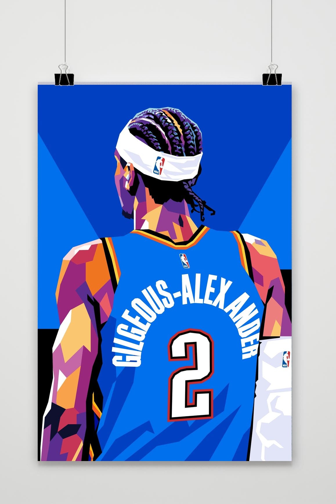 Affiche Shai Gilgeous-Alexander de 25 Artstreet