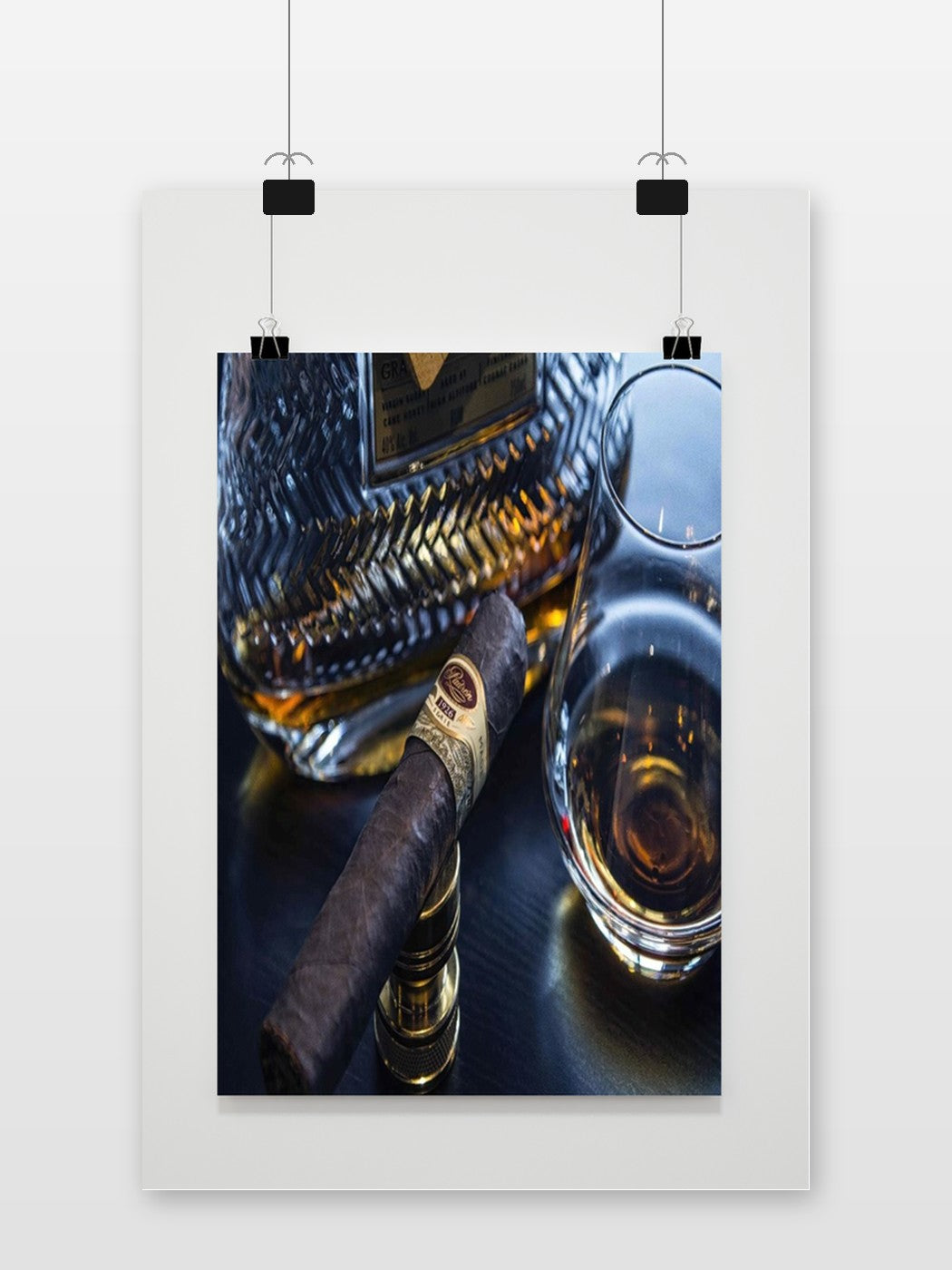 Sigaren Whiskey Poster von 25 Artstreet