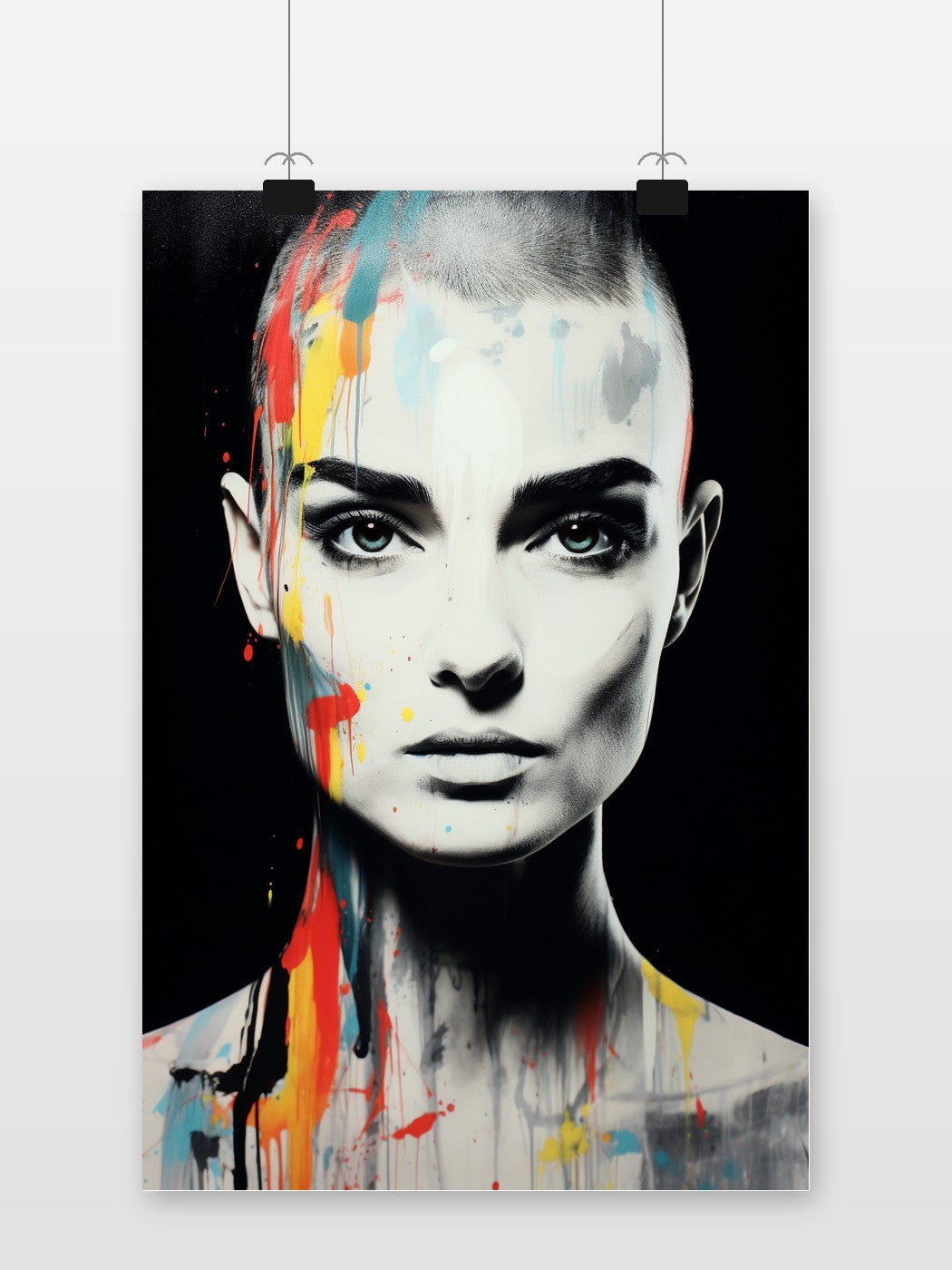 Sinead O Connor Zwart Poster von 25 Artstreet