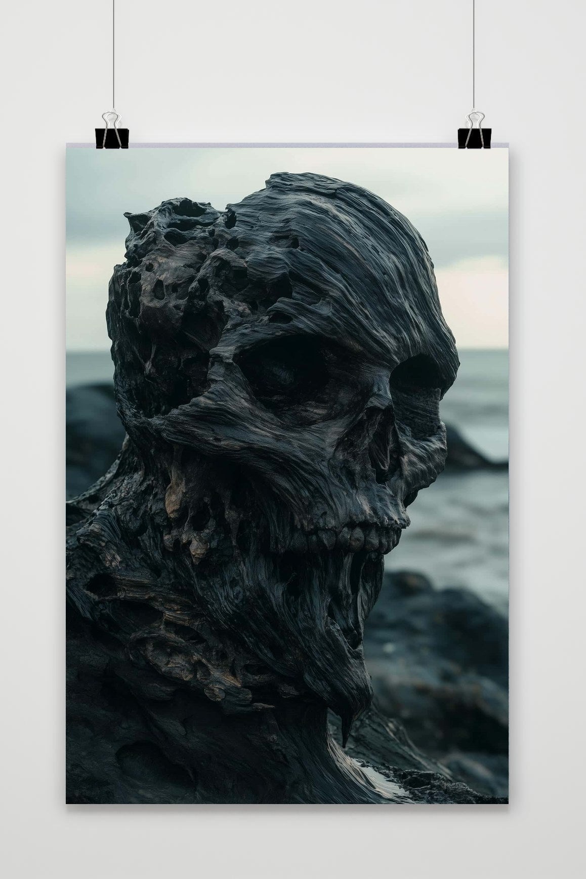 Affiche Skull Wood de 25 Artstreet