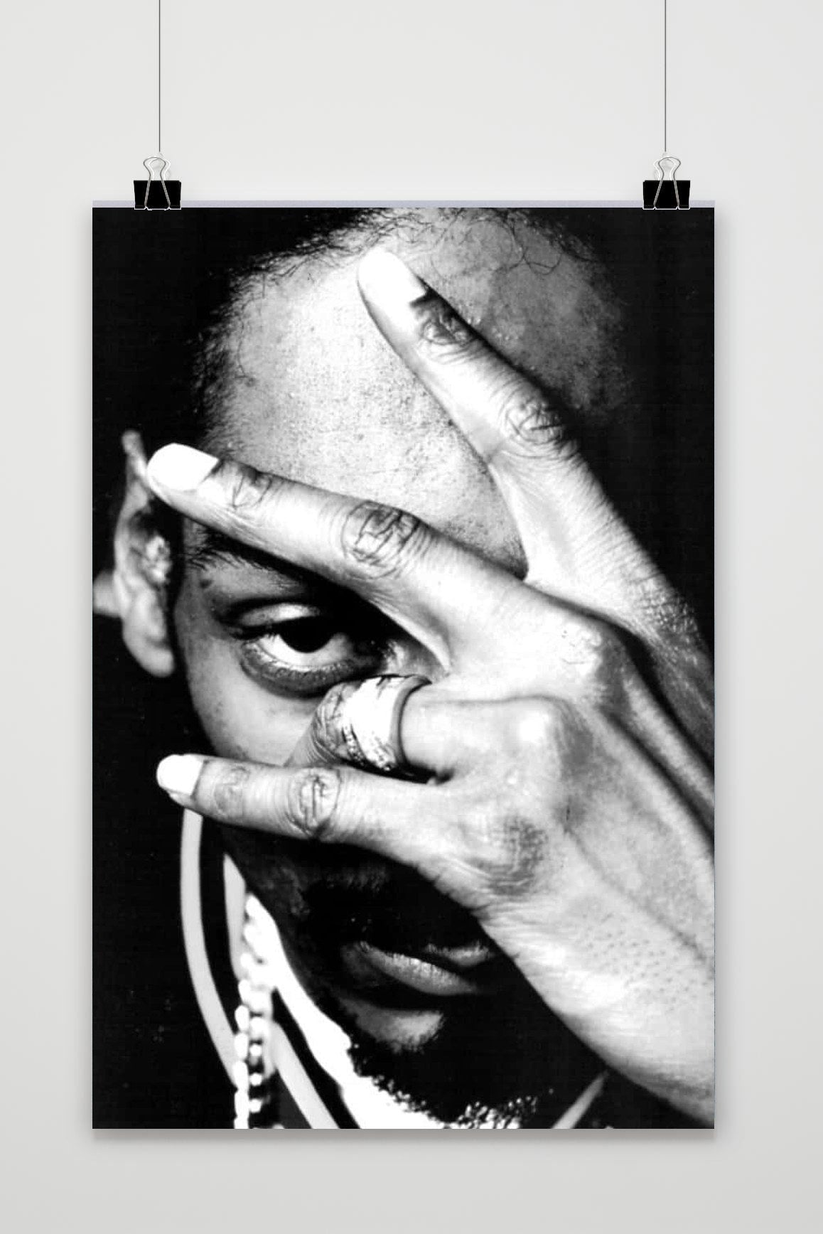 Affiche Snoop Dogg Zwart-Wit de 25 Artstreet