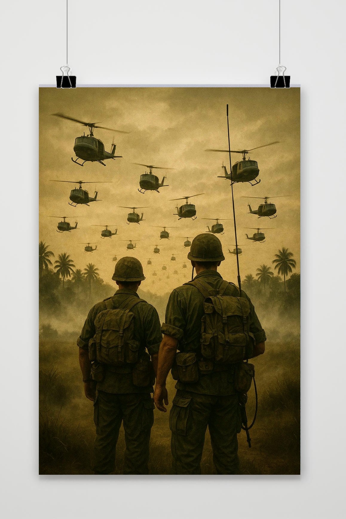 Affiche Soldiers Helicopters de 25 Artstreet