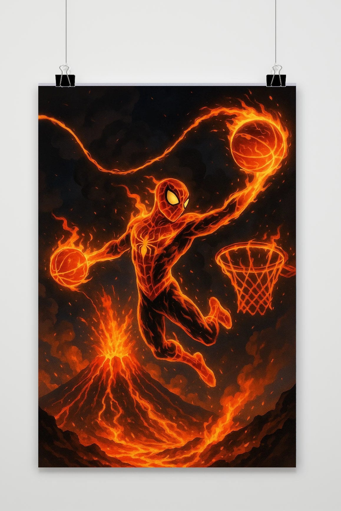 Spiderman Basketball poster van 25 Artstreet