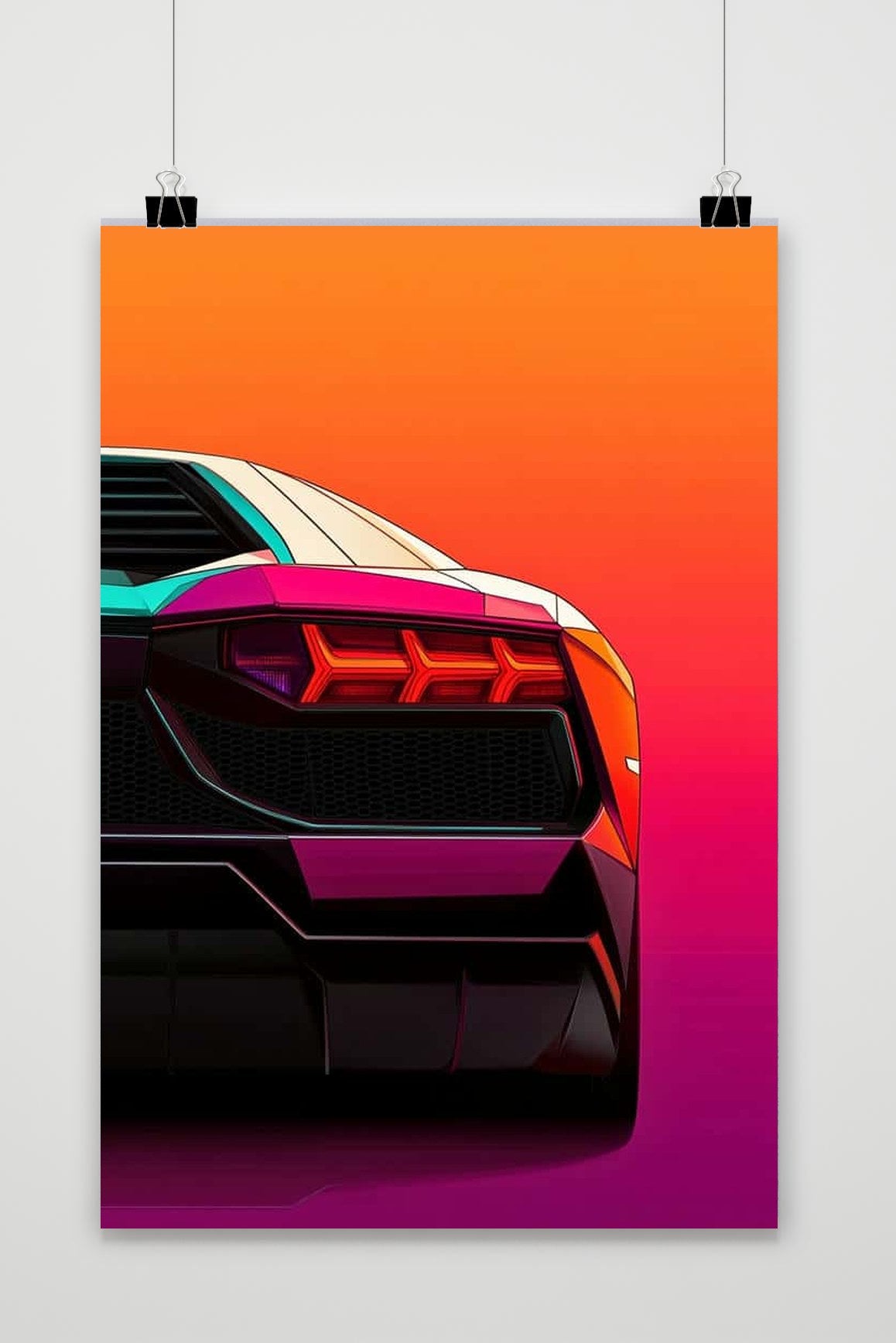 Affiche Sports Car de 25 Artstreet