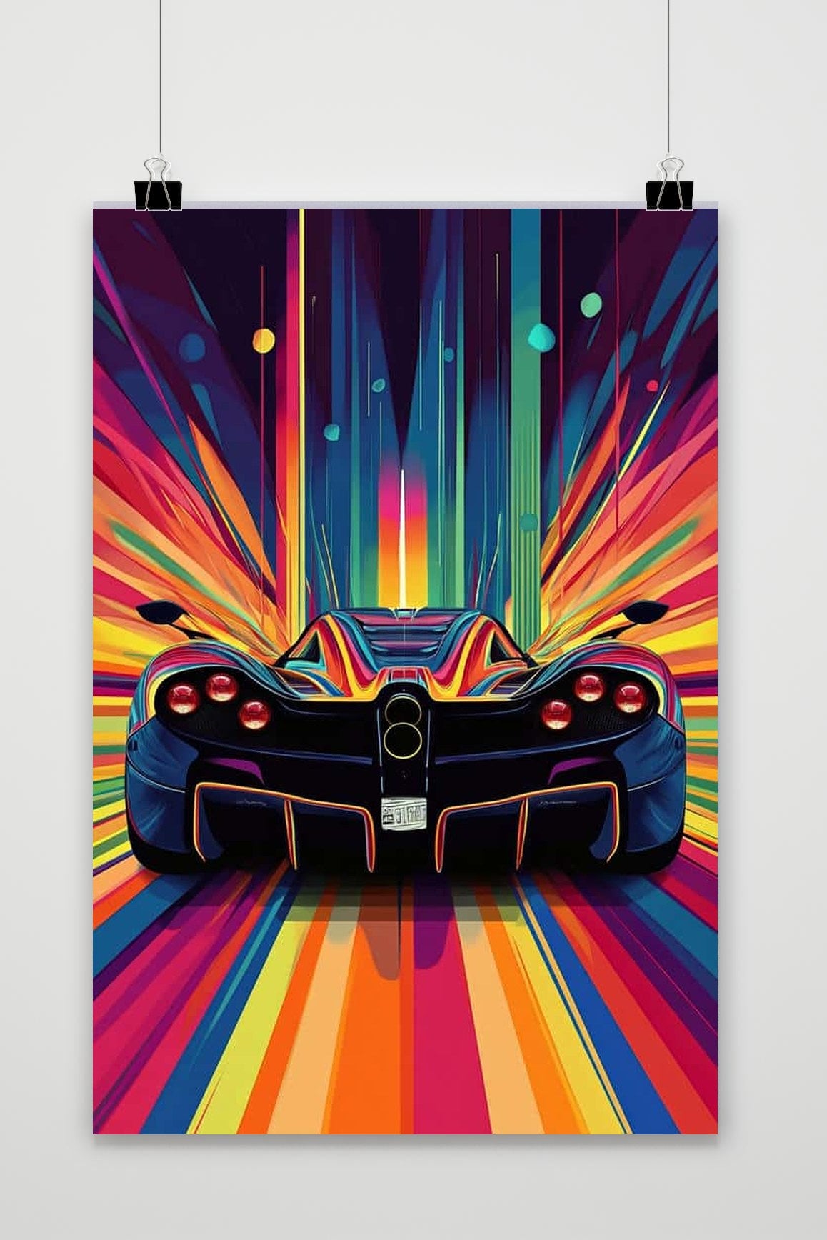 Affiche Sports Car Rear de 25 Artstreet