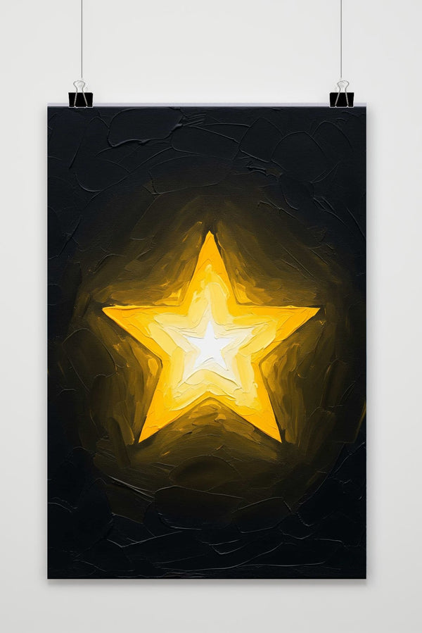 Star Aquarel Poster