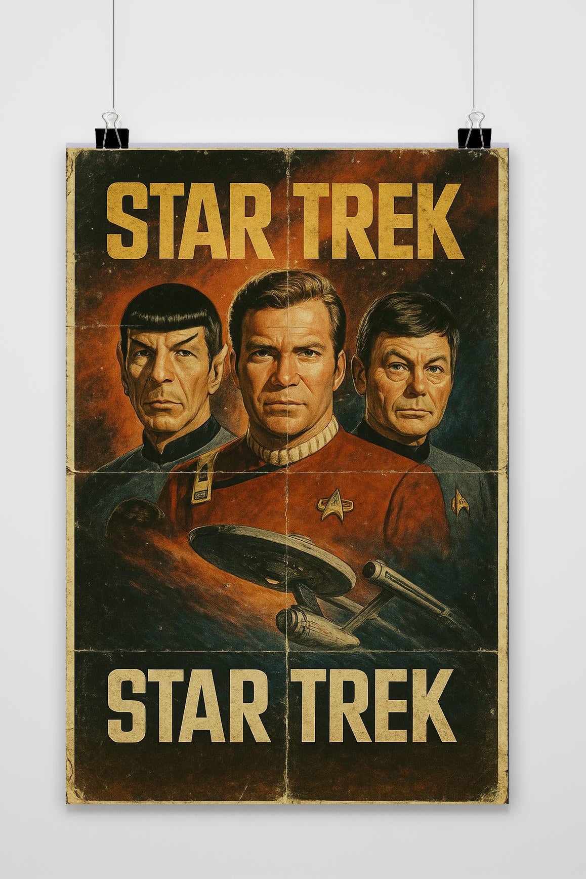 Affiche Star Trek Vintage de 25 Artstreet