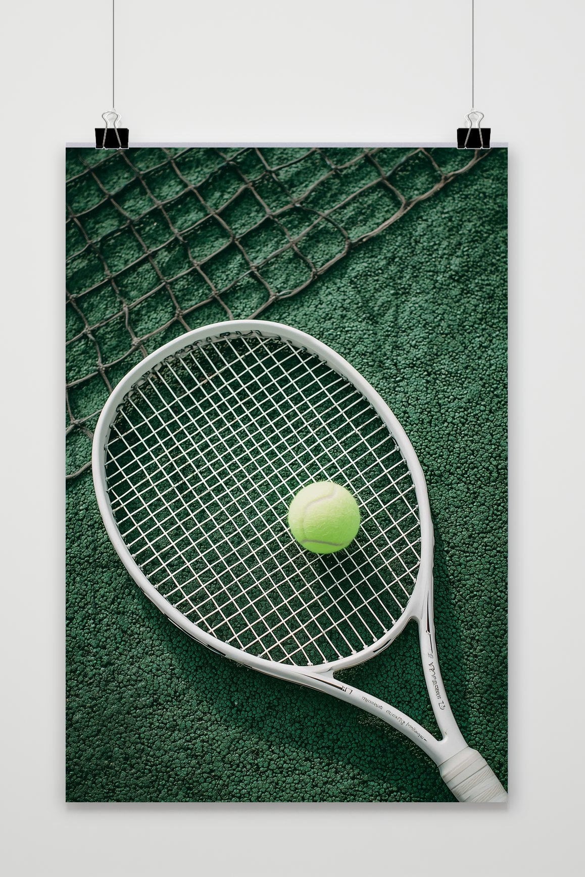 Tennis Racket Ball poster van 25 Artstreet
