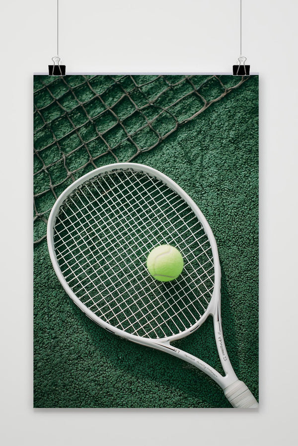 Póster Tennis Racket Ball