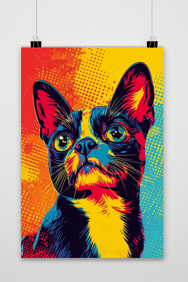 Affiche Terrier Dog Pop Art