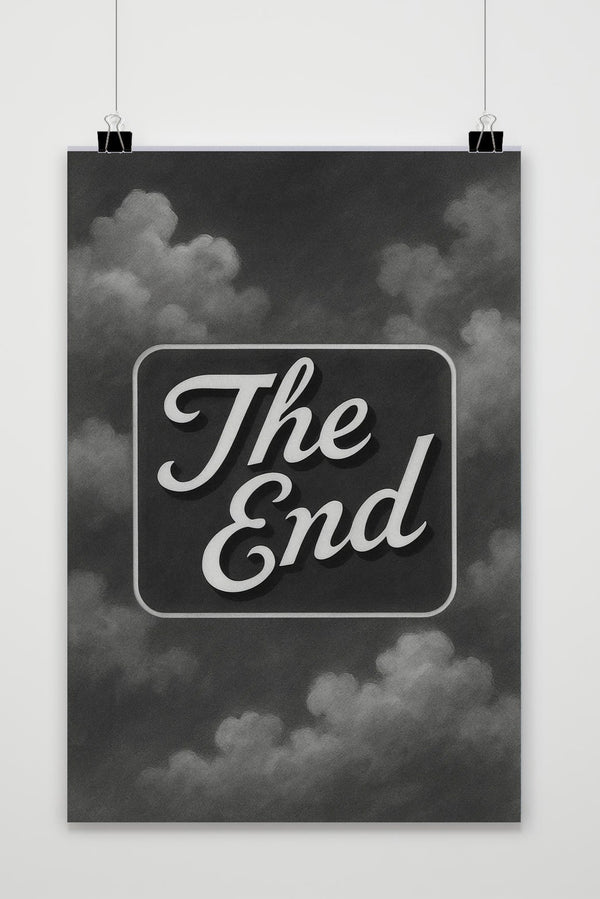 Póster The End Zwart-Wit