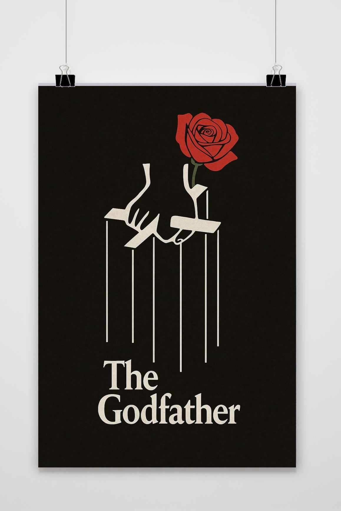 Affiche The Godfather Logo de 25 Artstreet