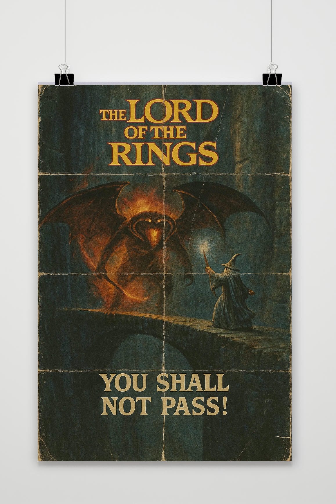 Póster The Lord Of The Rings Art Quote de 25 Artstreet